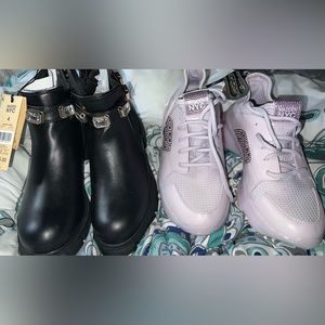 Boots and sneakers